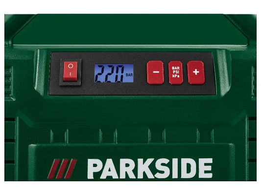 🌬Φορητός Αεροσυμπιεστής PARKSIDE® με ψηφιακή οθόνη »PMK 150 A1«
