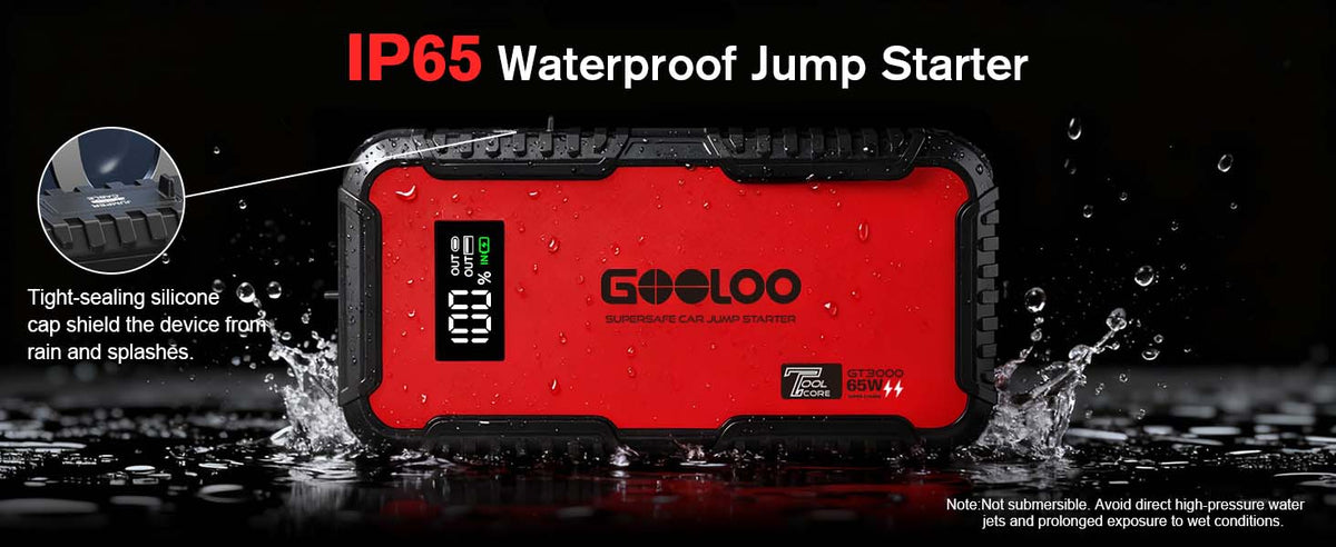 Εκκινητής Μπαταρίας 12V 3000A & Power Bank 65W GOOLOO GT3000 3000A