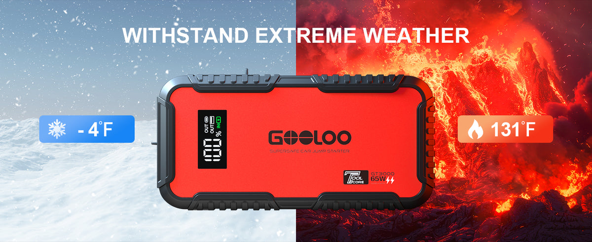 Εκκινητής Μπαταρίας 12V 3000A & Power Bank 65W GOOLOO GT3000 3000A