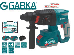 compare product 🔧 GABKA® Κομπρεσέρ Κρουστικό Δράπανο (Rotary Hammer) 21V GA-88126A με 1 Μπαταρία & Φορτιστή