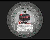 🔋 Έξυπνη μπαταρία PARKSIDE PERFORMANCE 20 V »PAPS 208 A1«, 8 Ah, ελεγχόμενη μέσω της εφαρμογής Lidl