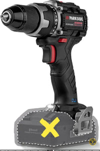 🛠 Επαναφορτιζόμενο Δραπανοκατσάβιδο PARKSIDE PERFORMANCE® 20 V »PABSP 20 Li C4«, χωρίς μπαταρία και φορτιστή!!