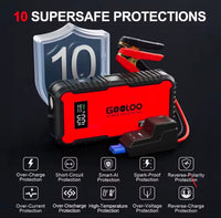 Εκκινητής Μπαταρίας 12V 3000A & Power Bank 65W GOOLOO GT3000 3000A
