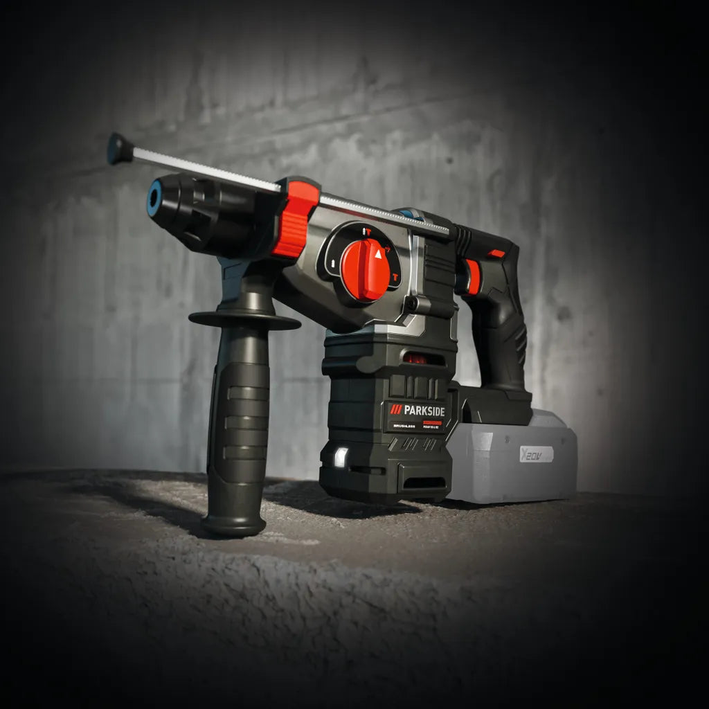 🛠Κομπρεσέρ - Σφυρί Μπαταρίας 20V PARKSIDE PERFORMANCE® »PKHAP 20-Li B2 - A1 & PPAKH 20-Li A1, χωρίς μπαταρία και φορτιστή