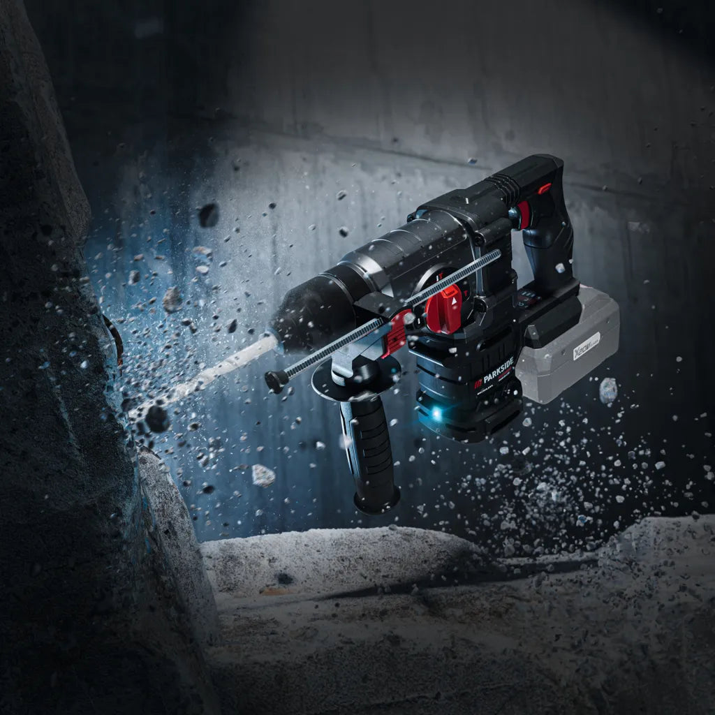 🛠Κομπρεσέρ - Σφυρί Μπαταρίας 20V PARKSIDE PERFORMANCE® »PKHAP 20-Li B2 - A1 & PPAKH 20-Li A1, χωρίς μπαταρία και φορτιστή