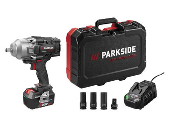 compare product Μπουλονόκλειδο Μπαταρίας PARKSIDE 20V »PASSP 20-Li C4«, με μπαταρία και φορτιστή