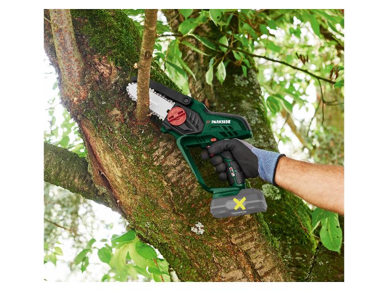 🪚 PARKSIDE® Σετ Αλυσοπρίονο Μπαταρίας 20V PAGHS 20-Li C3 χωρίς μπαταρία και φορτιστή