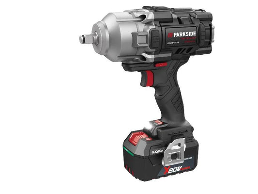 Μπουλονόκλειδο Μπαταρίας PARKSIDE 20V »PASSP 20-Li C4«, με μπαταρία και φορτιστή