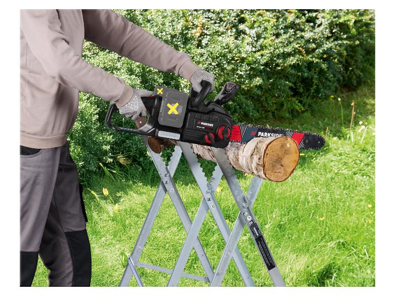 Επαναφορτιζόμενο Αλυσοπρίονο 40V Brushless, (Λάμα 45,5cm)PARKSIDE PERFORMANCE® PPKSA 40-Li C3