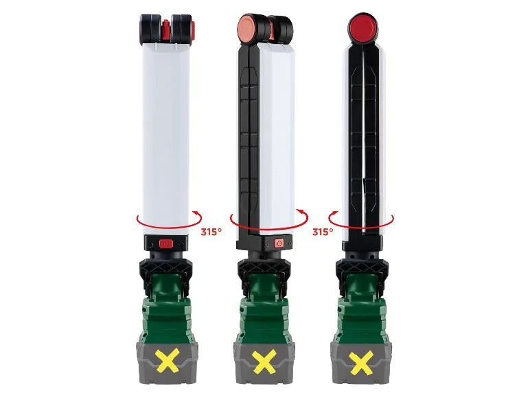 🔦 PARKSIDE® Επαναφορτιζόμενος φωτισμός LED Μπαταρίας »PLKLA 20-Li A1« με Σφιγκτήρα Χωρίς μπαταρία & φορτιστή