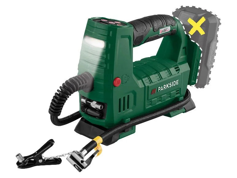 🛠️ Αεροσυμπιεστής Μπαταρίας PARKSIDE® 20V »PAKT 20-Li A1« χωρίς μπαταρία και φορτιστή