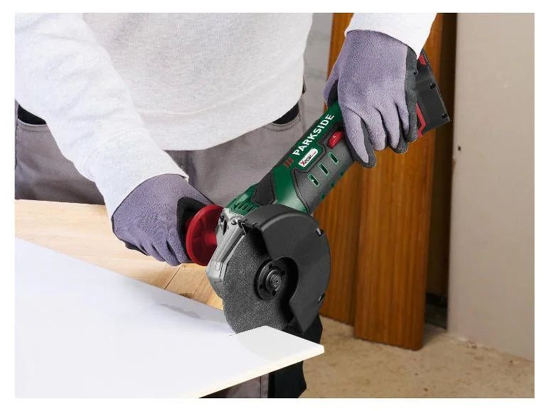 PARKSIDE® Γωνιακός τροχός Μπαταρίας 20 V / 4 Ah »PWSA 20-Li D4« σετ εκκίνησης, με μπαταρία και φορτιστή